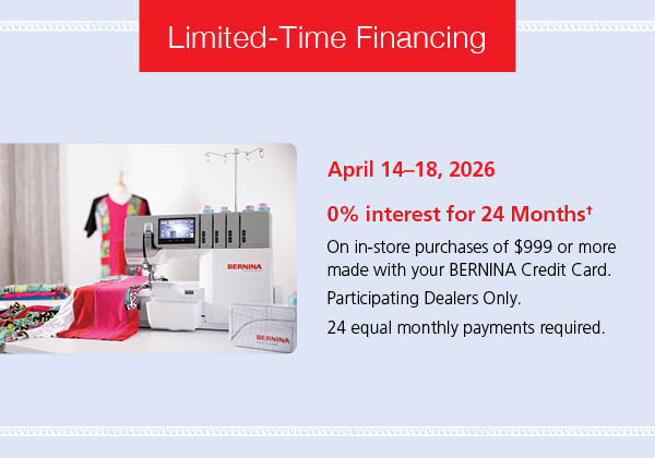 April Financing Offer