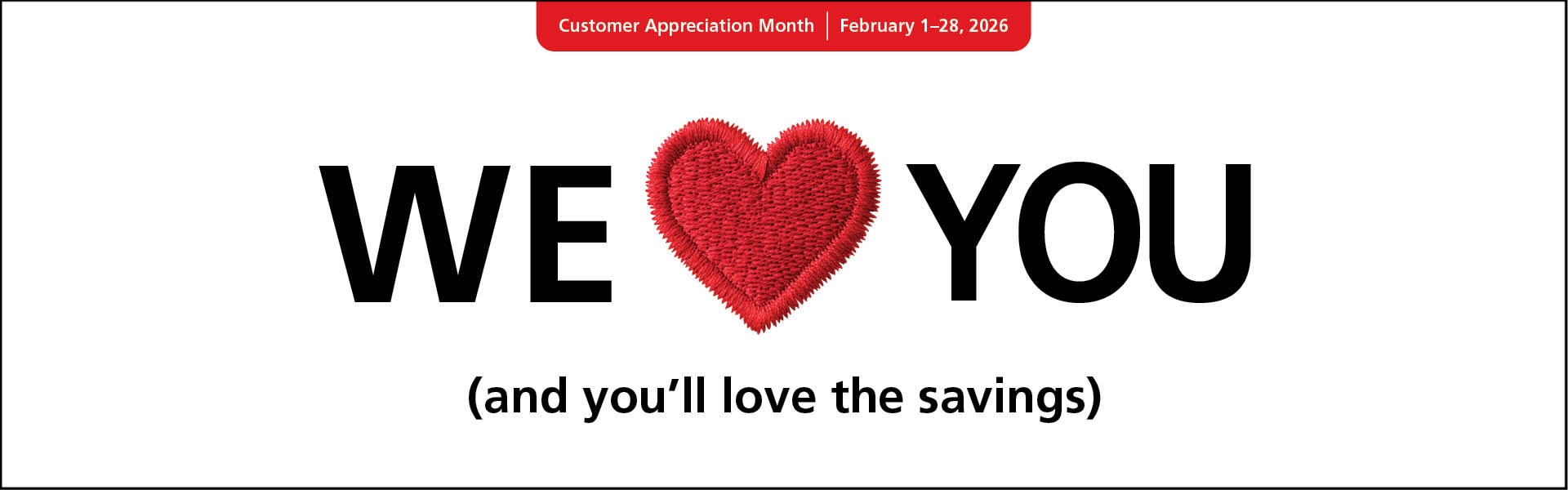 February Savings Promo